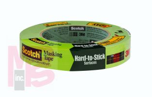 3M  2060-24A  Scotch  Masking Tape  for  Hard-to-Stick  Surfaces  Green 24 mm x 55 m Individual Wrap - Micro Parts & Supplies, Inc.