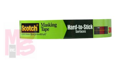 3M  2060-36A-BK  Scotch  Masking Tape  for  Hard-to-Stick  Surfaces  Green 36 mm x 55 m - Micro Parts & Supplies, Inc.