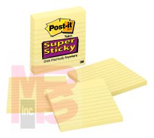 3M 4470-3SSCY Post-it Post-it(R) Super Sticky Notes Canary Yellow 4 in x 4 in - Micro Parts & Supplies, Inc.