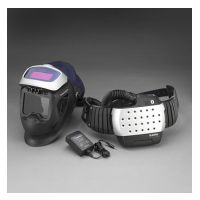 3M Adflo Powered Air Purifying Respirator High Efficiency System, Welding Safety 16-1101-31SW, with 3M Speedglas FlexView Welding Helmet HWR with SideWindows and 3M Speedglas Auto-Darkening Filter 9002V 1 EA/Case