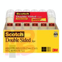 3M Scotch Double Sided Tape 6137H-2PC-MP 1/2 in x 500 in