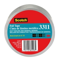 3M 3311 Scotch Foil Tape 2.0 in x 50 yd (50.8 mm x 45 m) - Micro Parts & Supplies, Inc.