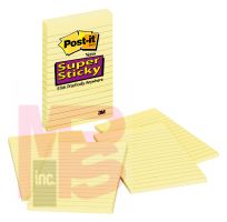 3M 4621-SSCY Post-it Super Sticky Notes 4 in x 6 in Canary Yellow Lined  - Micro Parts & Supplies, Inc.