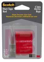 3M 1005-RED-CD Scotch(R) Red Duct Tape 1.5 in x 5 yd - Micro Parts & Supplies, Inc.