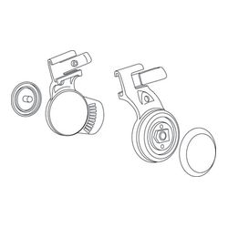 3M 06-0400-52 Speedglas(TM) Pivot Mechanism 9100 Headband for Left and Right Side, Welding Safety  - Micro Parts & Supplies, Inc.