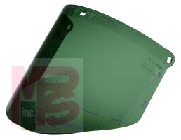 3M 82525-00000 Polycarbonate Molded Medium Green Faceshield Window Face - Micro Parts & Supplies, Inc.