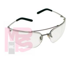 3M 15170-10000-20 Metaliks(TM) Protective Eyewear, Clear Anti-Fog Lens, Polished Metal Frame - Micro Parts & Supplies, Inc.