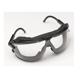 3M 16616-00000-10 GoggleGear(TM) Safety Goggles, Clear Lens, Black Frame, Large - Micro Parts & Supplies, Inc.