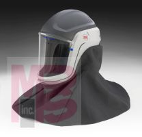 3M M-407 Versaflo(TM) Respiratory Helmet Assembly with Premium Visor and Flame Resistant Shroud - Micro Parts & Supplies, Inc.