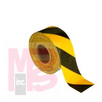 3M Safety-Walk Slip-Resistant General Purpose Tapes and Treads 613  Black/Yellow Stripe 3 in x 60 ft Roll 1/case