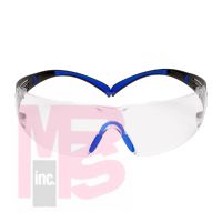 3M SecureFit SF401SGAF-BLU  Blue/Gray Clear Scotchgard(TM) Anti-fog lens 20ea/cs