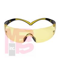 3M SecureFit SF403SGAF-YEL  Yellow/Black Amber Scotchgard(TM) Anti-fog lens 20ea/cs