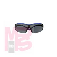 3M SecureFit 400 Series Safety Glasses SF402XSGAF-BLU  Blue/Gray  Clear Scotchgard™ Anti-Fog/Anti-Scratch Lens  20 EA/Case