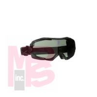 3M GoggleGear 6000 Series  GG6002SGAF-BLK  Black Shroud  Scotchgard™ Anti-Fog Coating  Gray AF-AS Lens  10ea/cs