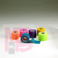 3M Vetrap Bandaging Tape Bright Color Pack  1404BRT  2" x 5 yd - 3 rolls each: purple  hot pink  gold  teal  bright orange lime green