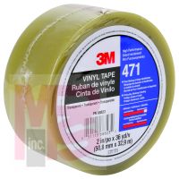 3M 471 Vinyl Tape Transparent 3/4 in x 36 yd - Micro Parts & Supplies, Inc.