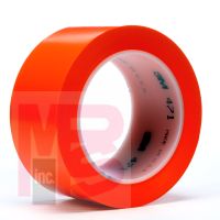 3M Vinyl Tape 471 Orange, 1/8 in x 36 yd, 144 individually wrapped rolls per case Conveniently Packaged