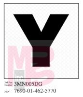 3M 3MN005DG Diamond Grade Damage Control Sign "Yoke" 3 in x 3 in - Micro Parts & Supplies, Inc.