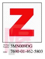 3M 3MN009DG  Diamond Grade Damage Control Sign "Zebra" 2 in x 2 in - Micro Parts & Supplies, Inc.