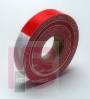 3M 983-32 Diamond Grade Conspicuity Marking Roll (PN67764) Red/White 1 1/2 in x 150 feet - Micro Parts & Supplies, Inc.