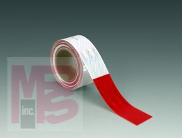 3M 983-32 ES Diamond Grade Conspicuity Marking Red/White (K/C Truck) (2 in x 18 in cut) 2 in x 50 yd - Micro Parts & Supplies, Inc.