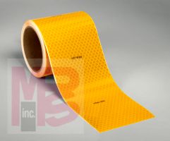 3M 973-71 FRA Diamond Grade Flexible Prismatic Rail Marking Series Yellow 4 in x 50 yd - Micro Parts & Supplies, Inc.