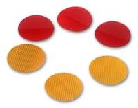 3M 989722312 Diamond Grade Roll Reflectors Red (2 in x 3.5 in) 2 in x 50 yd - Micro Parts & Supplies, Inc.