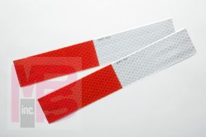 3M Flexible Prismatic Conspicuity Marking Series 963-10 DOT White  2 in x 12 in  100 per package