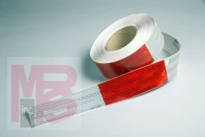 3M Flexible Prismatic Conspicuity Markings Series 963-32 R/W 7/11 2INX18IN 100/PKG