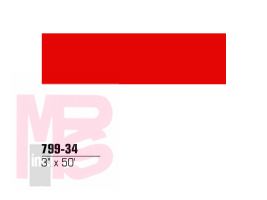 3M 79934 Scotchlite Reflective Striping Tape Red 3 in x 50 ft - Micro Parts & Supplies, Inc.