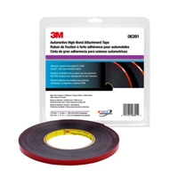 3M Acrylic Plus High-Bond Tape, 06391, Black, 7/8 in x 10 yd, 12 rolls per case