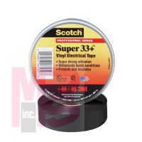 3M 33+SUPER-1X36YD Scotch(R) Super 33+(TM) Vinyl Electrical Tape 1 in x 36 yd (25.4 mm x 32.9 m) - Micro Parts & Supplies, Inc.