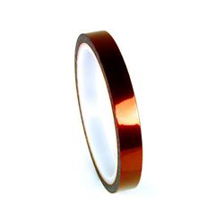 3M Polyimide Film Electrical Tape 1205, Amber, Acrylic Adhesive, 1 mil film, 3/4 in x 36 yd (19,05 mm x 33 m), 12 per case