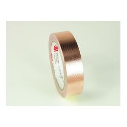 3M 1245-3/4"X18YD EMI Embossed Copper Shielding Tape 3/4 in x 18 yd (19.05 mm x 16.5 m) - Micro Parts & Supplies, Inc.