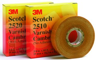 3M 2510-3/4X36YD Scotch(R) Electrical Insulating Varnished Cambric Tape 3/4 in x 36 yd (19 mm x 33 m) - Micro Parts & Supplies, Inc.