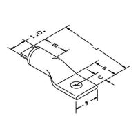 3M 40028 Scotchlok Aluminum One Hole Lug Gold - Micro Parts & Supplies, Inc.