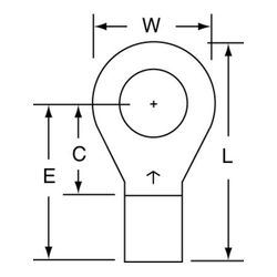 3M M8-516RK Scotchlok Ring Tongue Non-Insulated Brazed Seam  - Micro Parts & Supplies, Inc.