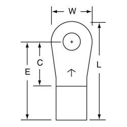 3M M6-10R/SK Scotchlok Ring Tongue Non-Insulated Brazed Seam  - Micro Parts & Supplies, Inc.