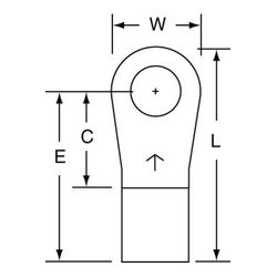 3M M6-14R/SK Scotchlok Ring Tongue Non-Insulated Brazed Seam  - Micro Parts & Supplies, Inc.