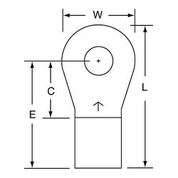 3M M4-14RK Scotchlok Ring Tongue Non-Insulated Brazed Seam  - Micro Parts & Supplies, Inc.