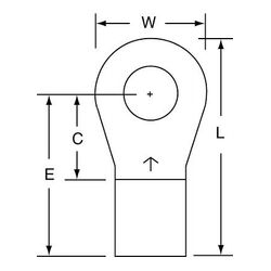 3M M4-516RK Scotchlok Ring Tongue Non-Insulated Brazed Seam  - Micro Parts & Supplies, Inc.