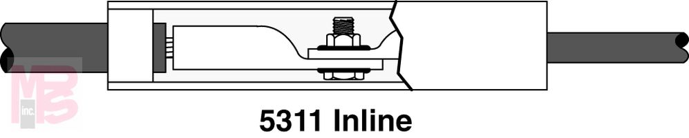 3M 5311 Motor Lead Pigtail Splice 1 kV 1-Hole Lug Connection 10-4 AWG (feeder) 12-4 AWG (motor lead) - Micro Parts & Supplies, Inc.