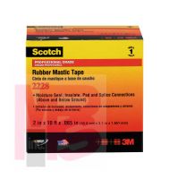 3M 2228-2X10FT Scotch(R) Rubber Mastic Tape 2 in x 10 ft (51 mm x 3.05 m) - Micro Parts & Supplies, Inc.