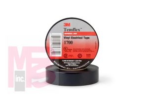 3M 1700-3/4X36YD-1.5CORE Temflex(TM) General Use Vinyl Electrical Tape 3/4 in x 36 yd (19 mm x 32.9 m) - Micro Parts & Supplies, Inc.