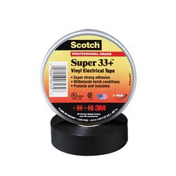 3M 33+Super-3/4x66FT 1-1/2 CORE Scotch(R) Super 33+ Premium Vinyl Electrical Tape 3/4 inch X 66 foot - Micro Parts & Supplies, Inc.