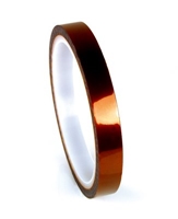 3M Polyimide Film Electrical Tape 1205, Amber, Acrylic Adhesive, 1 mil film, 7/8 in x 36 yd (22,23 mm x 33 m), 11 per case