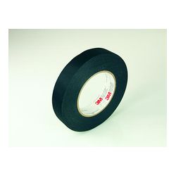 3M Acetate Cloth Tape 11-3/8"X72YDS, Black, 3/8 in x 72 yd (9,52 mm x 66 m), 96 per case