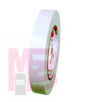 3M Epoxy Film Electrical Tape Super 10-3/8"X60YDS  White  Rubber Thermosetting Adhesive  3/8 in x 60 yds (9 52 mm x 55 m)  96 per case