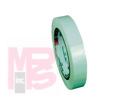 3M Polyester Film Electrical Tape 1350F-1  White  24 in X 72 yds  3-in plastic core  Log roll