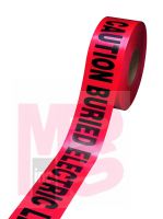 3M 302 Scotch(R) Buried Barricade Tape CAUTION BURIED ELECTRIC LINE   - Micro Parts & Supplies, Inc.